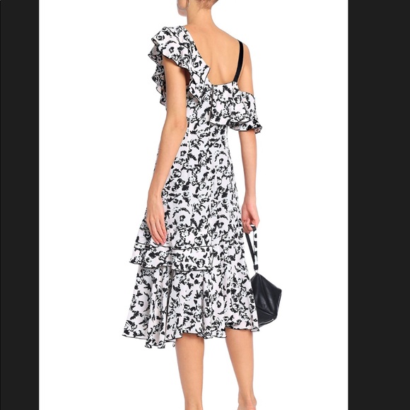 Proenza Schouler one shoulder ruffle dress size 2 - Picture 2 of 7